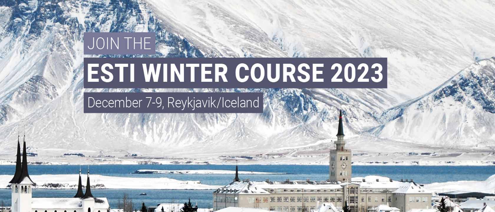ESTI Winter course 2023
